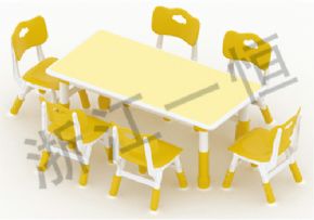 塑料桌椅系列豪华长方形 包边桌