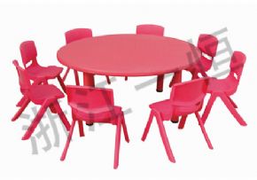 Plastic table and chair series圆形桌
