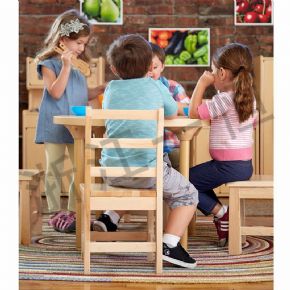 Developing language cognition20cm solid wood step chair