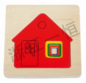 Developing language cognitionMulti-layer puzzle --- house