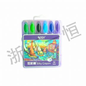 Developing language cognitionColorful stick (rocket pen) 12 color plastic box