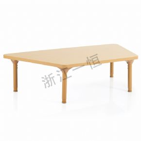 Table + chair76x155 cm trapezoidal desktop
