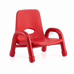 桌子+椅子粗腿堆叠椅-红色