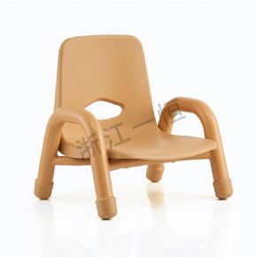 桌子+椅子粗腿堆叠椅-自然色