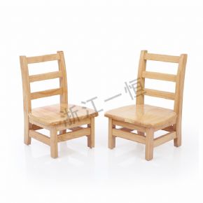 桌子+椅子实木阶梯靠背椅（2个一套）