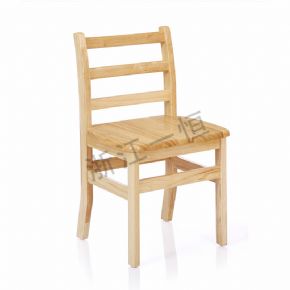 桌子+椅子实木阶梯靠背椅（单个）