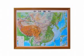 地理34024 中国立体地形模型